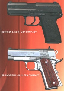 H&K and Springfield Armory Pistols
