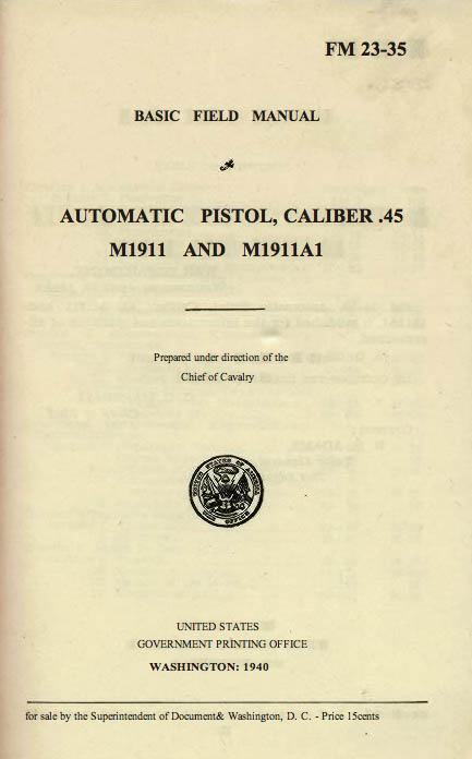 M1911 Manual - Page 2