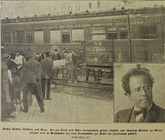 An eyewitness account of Gustav Mahler’s final days