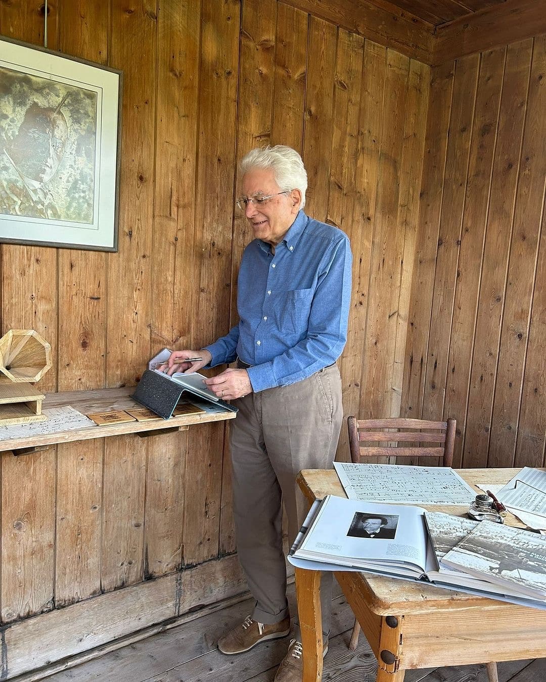 Italy’s president visits Mahler hut