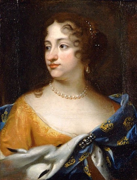 Ulrika Eleonora d.ä. Porträtt (olja på duk, 1677) tillskrivet Jacques D’Agar (1640-1715). Nationalmuseum, NMGrh 436