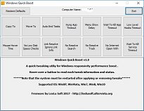 Windows Quick Boost