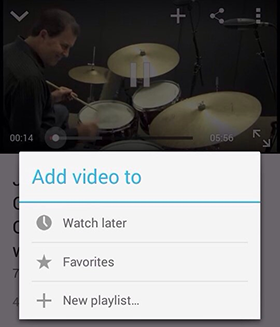 Crea la tua playlist di YouTube su Android