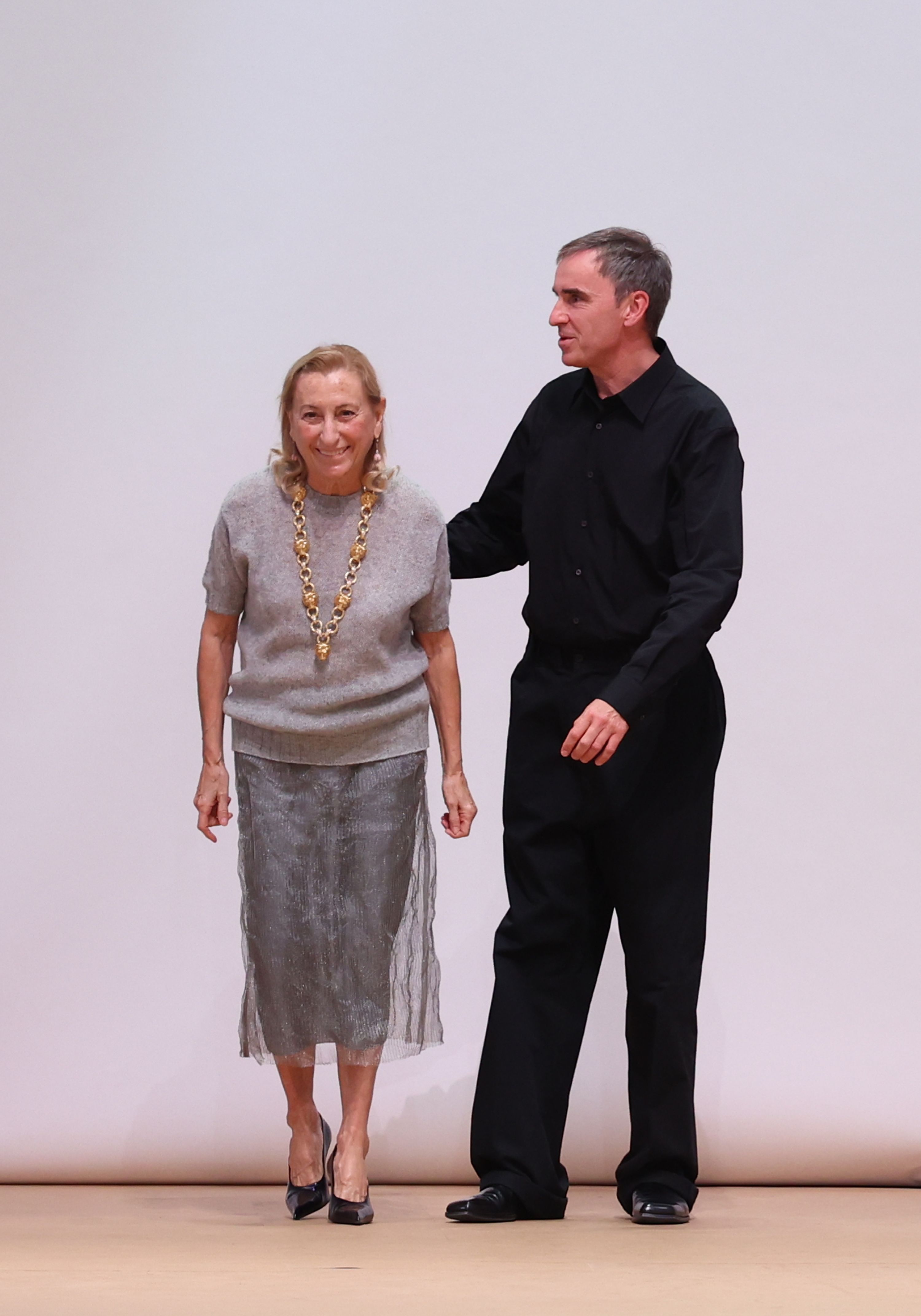 Miuccia Prada und Raf Simons