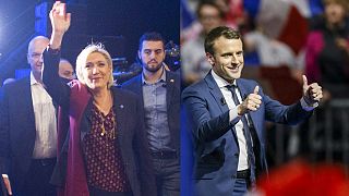 Marine Le Pen ile Emmanuel Macron Lyon'da seçmenlerle buluşuyor