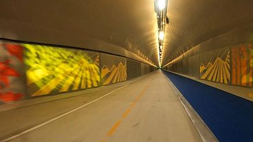 Túnel "verde" no município norueguês de Bergen