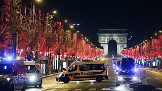 Dispositivo de seguridad en pleno centro de París.