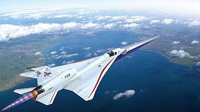 NASA'nın X-59 QueSST Uçağı Lockheed Martin Skunk Works'te Şekilleniyor