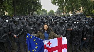 Proteste a Tblisi, Georgia