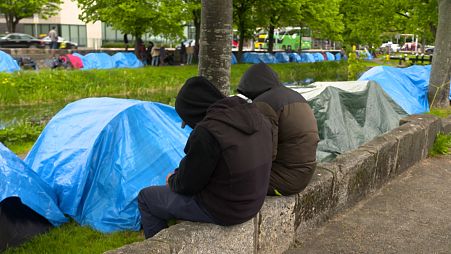 В Дублине просителям убежища зачастую некуда податься.