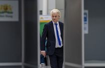 Geert Wilders von der PVV (Partei für die Freiheit), eine der Parteien, die Berichten zufolge Ziel des Cyberangriffs waren