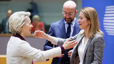Ursula von der Leyen and Kaja Kallas are among the contenders for the EU top jobs.