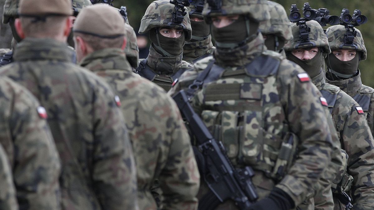 Polnische NATO-Soldaten.