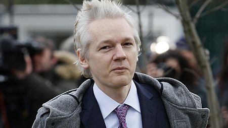 WikiLeaks founder Julian Assange arrivies at Belmarsh Magistrates' Court in London, Feb. 7, 2011. 