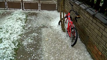 Unwetter mit Sturm und Hagel in Kroatien