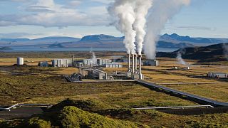 Planta geotérmica en Islandia. Elige Pik