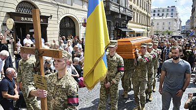 تشييع جنازة النائبة الأوكرانية