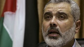 Ismail Haniyeh s'exprime lors d'une conférence de presse dans la ville de Gaza, le vendredi 15 juin 2007.