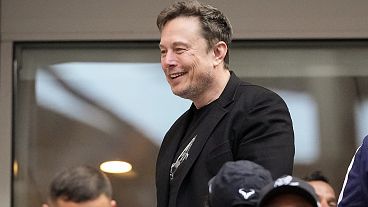 Elon Musk 8 Eylül 2024 Pazar günü New York'ta düzenlenen ABD Açık'a katılıyor.