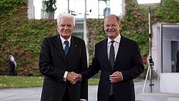 Il presidente Mattarella e il cancelliere Scholz a Berlino