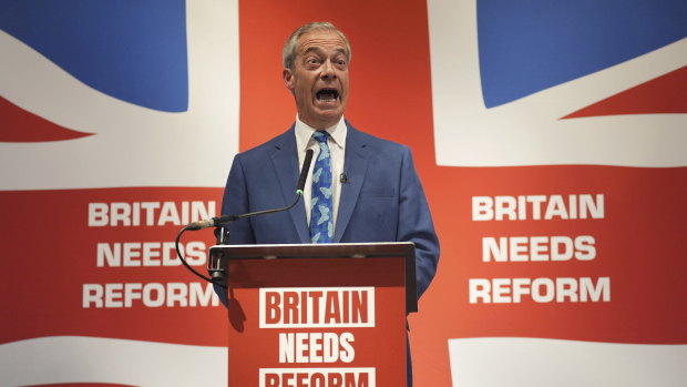 ‘I intend to lead a political revolt’: Farage stuns with shock UK comeback