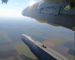 Появилось первое видео пусков крылатых ракет Storm Shadow с самолетов ВСУ