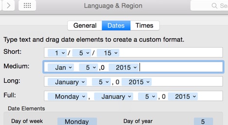 5-digit dates, Y10K complicance on Yosemite