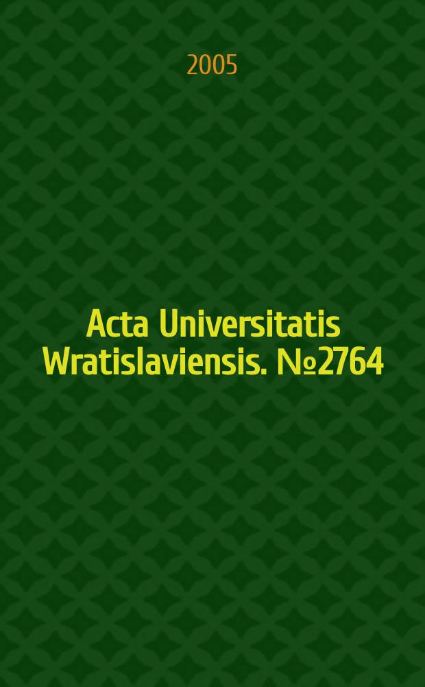 Acta Universitatis Wratislaviensis. №2764 : Mniejszość polska na Wileńszczyźnie