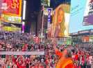 Parvathy Baul performs at Times Square