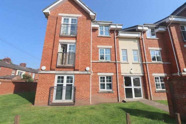 The three-bedroom apartment on Dale Way, Crewe (Stephenson Browne).