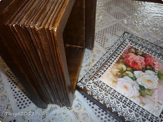 Шкатулка-книга из пеноплекса "Бабушкина салфетка" (фото 53)