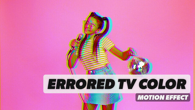 Errored Tv Color Procedural Motion Effect