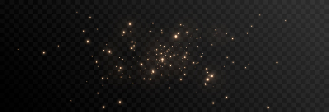 Vector magic glow. Sparkling light, sparkle dust png. Sparkling magical dust. Christmas light.