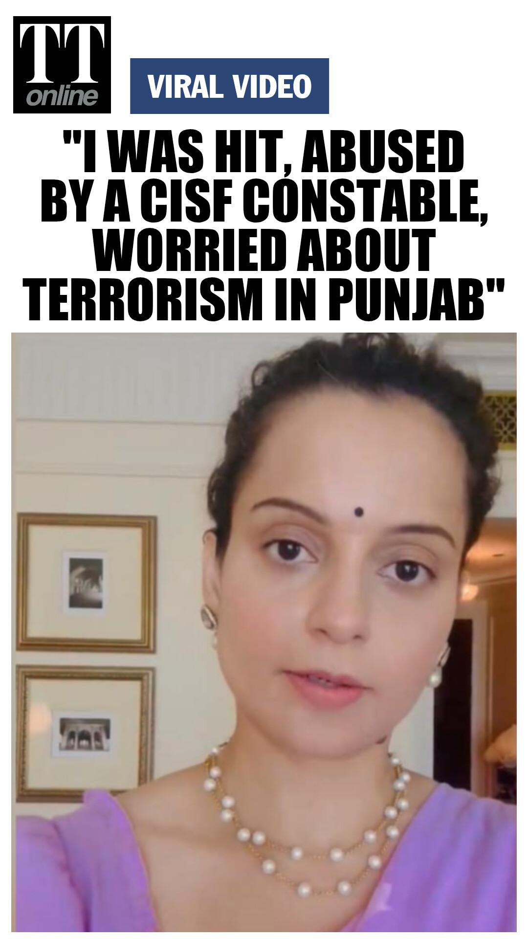 "Worried About Terrorism in Punjab": Kangana Ranaut on Being 'Slapped' at Airport