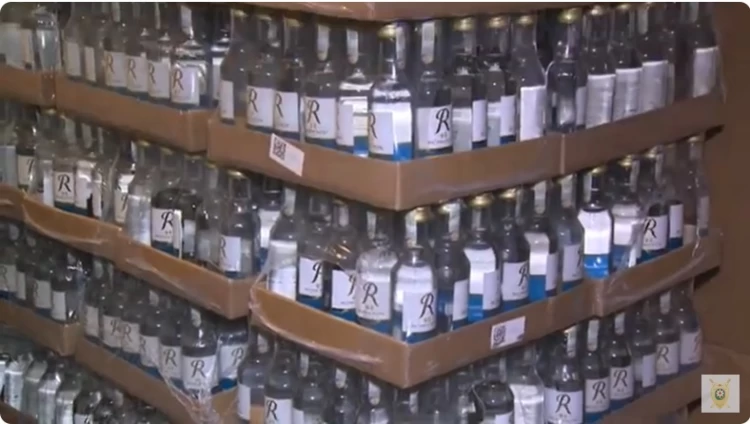 A workshop for the production of fake vodka has been identified in the village of Masazyr