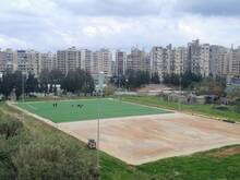 Mina Football field aerial 