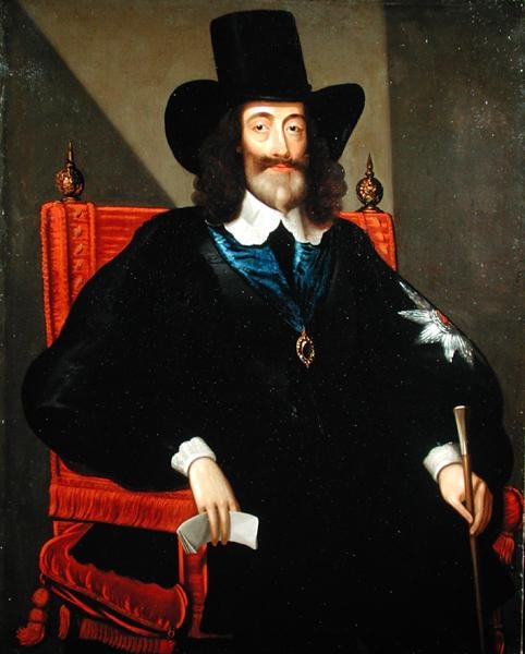 File:Charles I at his trial.jpg