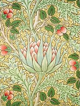 File:Artichoke wallpaper Morris and Co J H Dearle.jpg