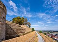 Asperg - Hohenasperg - Wälle - Blick entlang der Südmauer nach Osten (1)