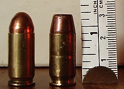 .45 ACP pistol cartridge