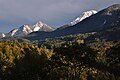 English: View from Kanziani mountain towards Baumgartnerhoehe and Kepa mountain Deutsch: Blick vom Kanzianiberg Richtung Baumgartnerhöhe und Mittagskogel