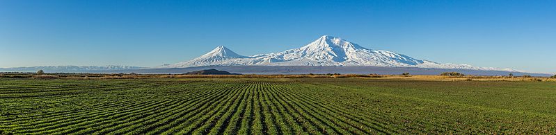 File:Mount Ararat and the Araratian plain (panorama).jpg