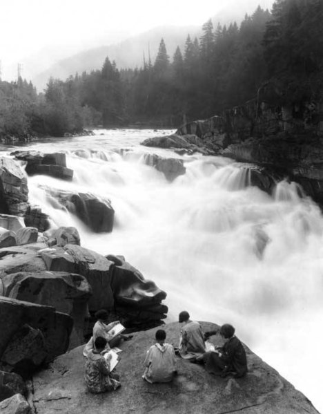 File:Artists at Eagle Falls, October 26, 1927 (MOHAI 5893).jpg