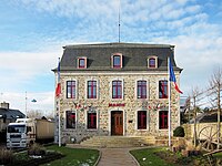 La mairie de Gouville-sur-Mer