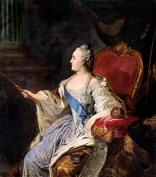 File:Profile portrait of Catherine II by Fedor Rokotov (1763, Tretyakov gallery).jpg