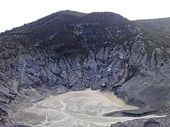 Tangkuban Parahu mountain in Bandung, West Java, Indonesia