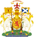 Royal coat of arms of the Kingdom of Scotland used from the 12th century to 1603. Used by the Kings of Scots up until the Union of the Crowns in 1603 under King James VI & I, of Scotland and England.