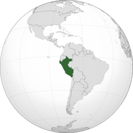 ペルーの地図