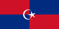 Flag of the Kulai district, Johor, Malaysia
