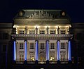 Vienna University of Technology facade illumination during Lange Nacht der Forschung